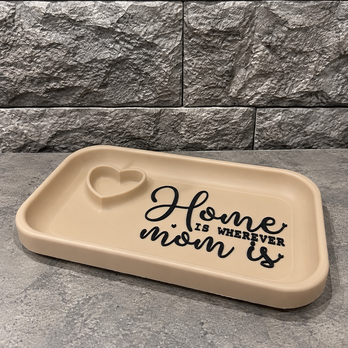 HOME Collection – MOM | Vassoio svuotatasche decorativo