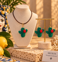 JEWELS Collection – CACTUS SET | Collana + Orecchini